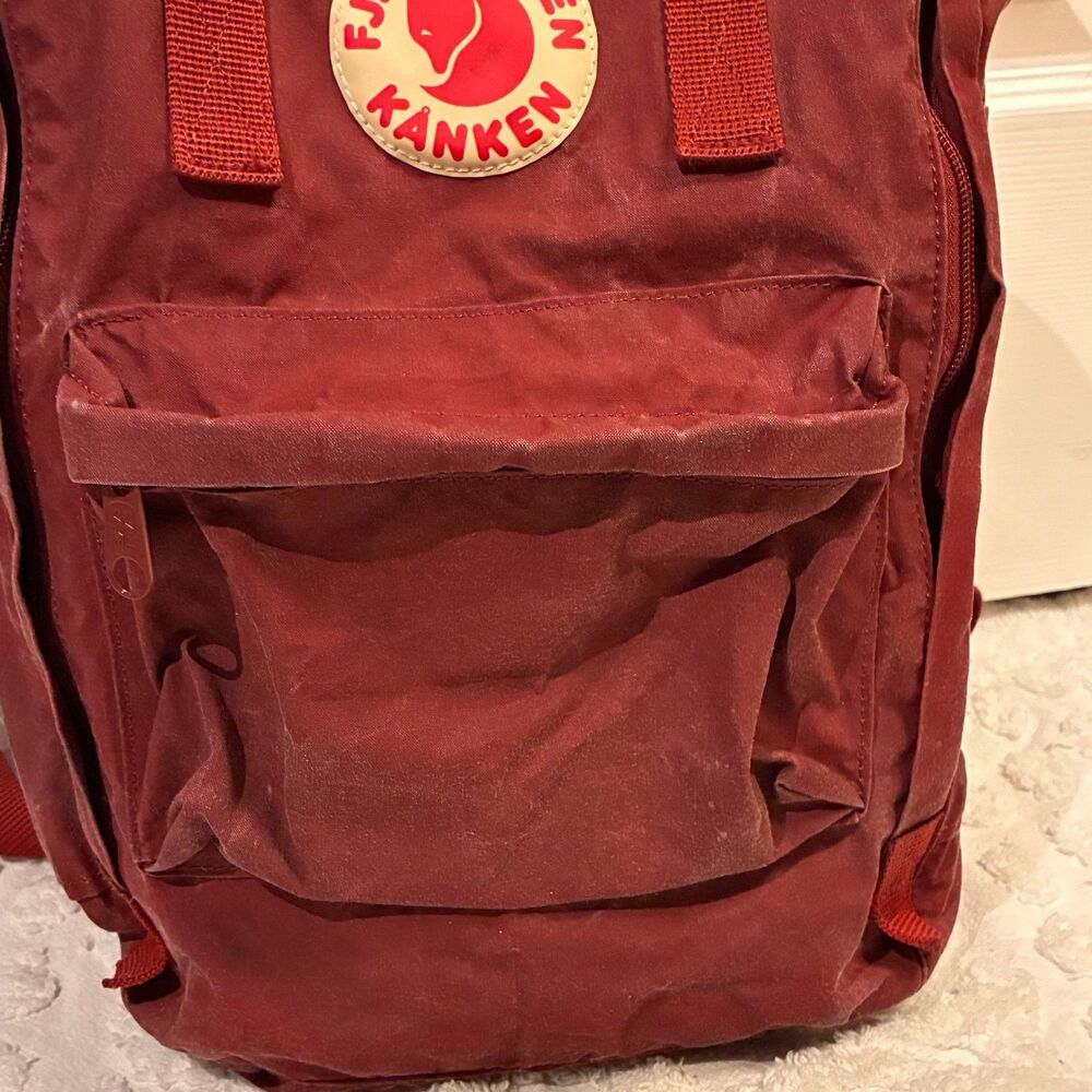 FJALLRAVEN KANKEN CLASSIC ORIGINAL BACKPACK OX RED MAROON BURGUNDY - Picture 3 of 11